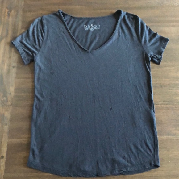 ba&sh Tops - ba&sh collection navy thin T-shirt women’s 0